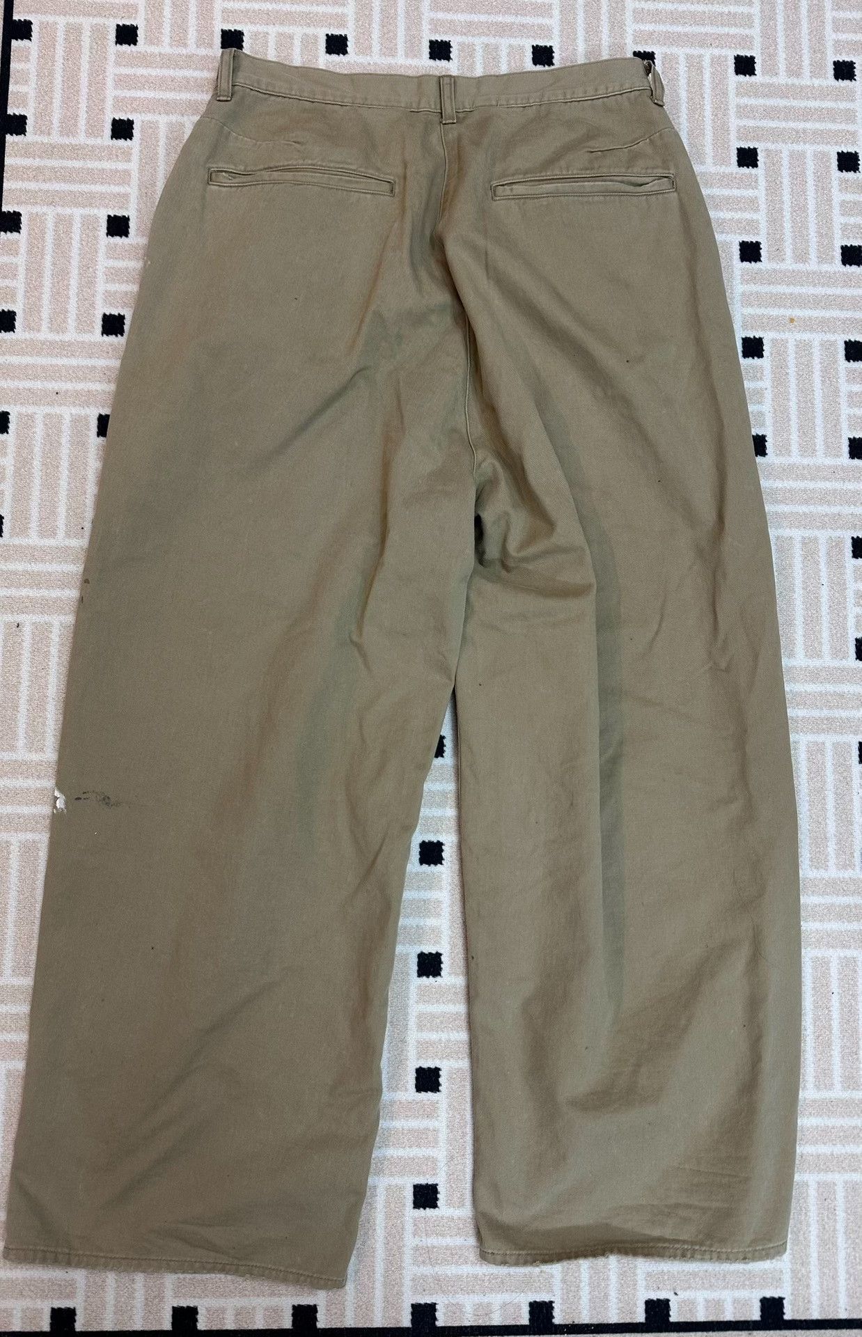 Other ANCELLM REMAKE WIDE CHINO TROUSERS Size US 26 / EU 42 - 6 Thumbnail