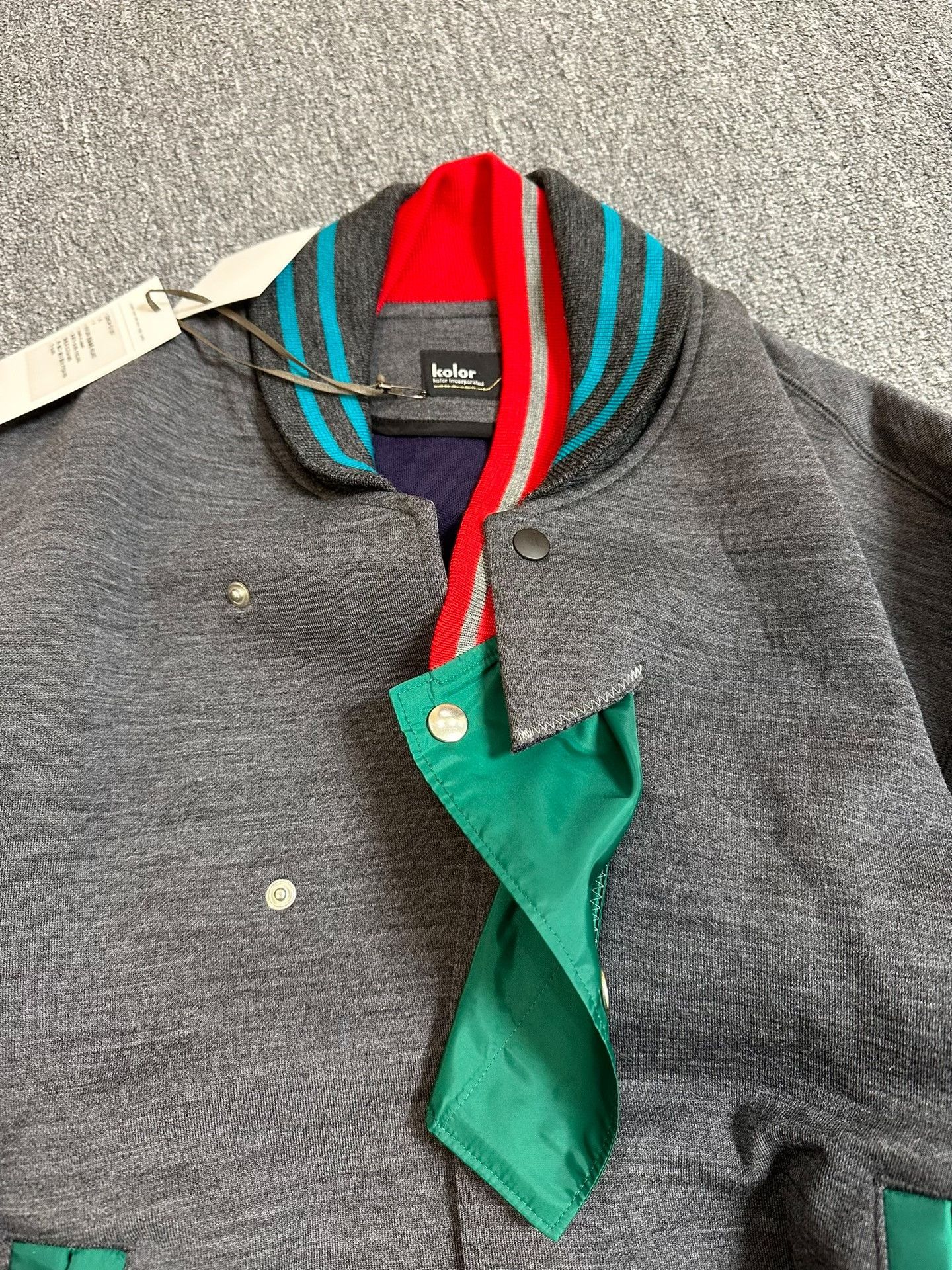 Kolor KOLOR WCM JKT Colorblock Baseball Jacket Size US S / EU 44-46 / 1 - 5 Thumbnail