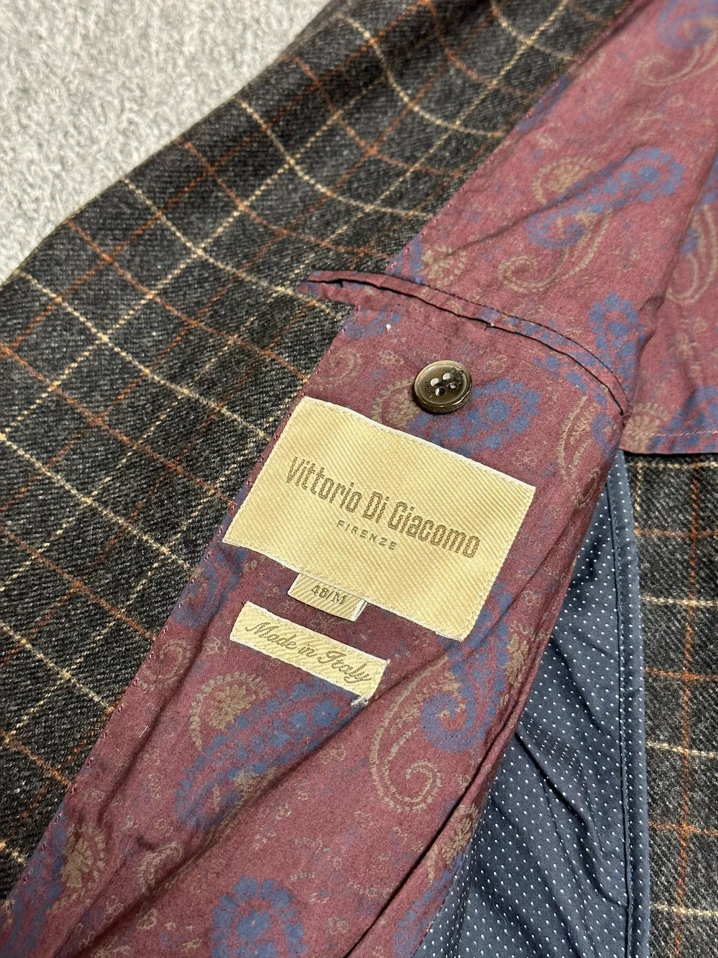 Other Vittorio Di Giacomo VDG Tweed Check Blazer Size US M / EU 48-50 / 2 - 3 Thumbnail