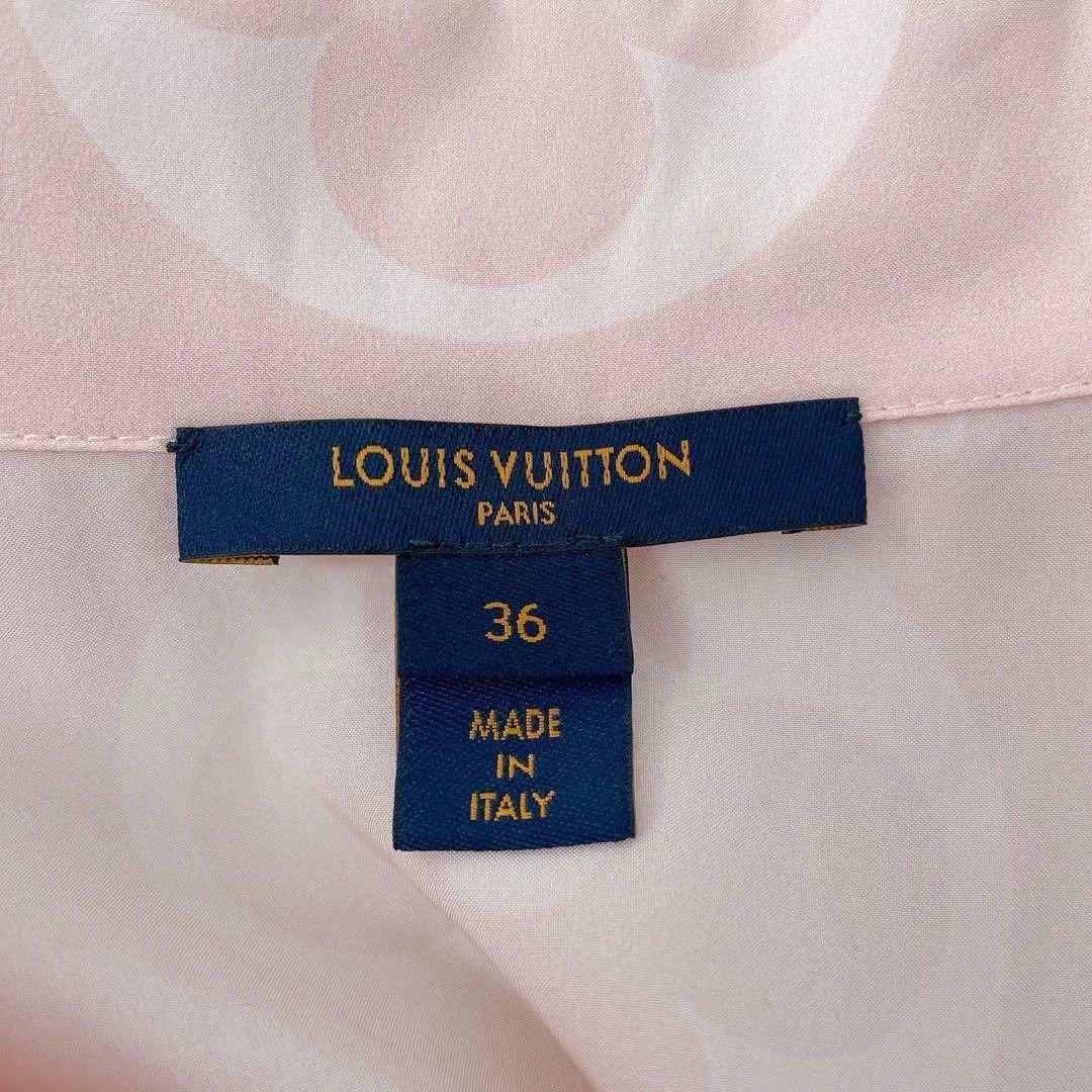 Louis Vuitton Louis Vuitton Monogram Silk Blouse 36 Size XS / US 0-2 / IT 36-38 - 7 Thumbnail
