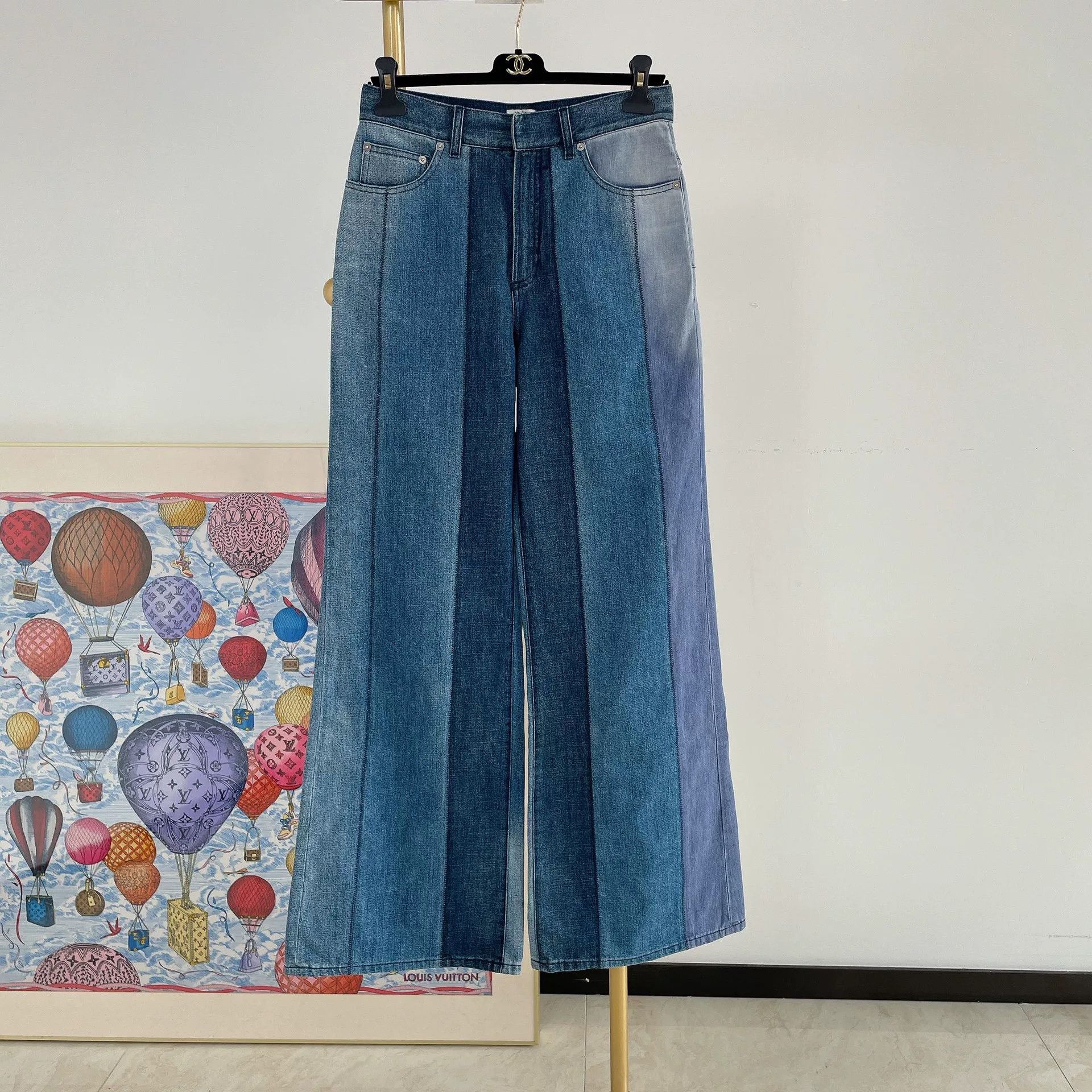Dior Dior Color-Blocked Jeans Size 40" / US 18 - 3 Thumbnail