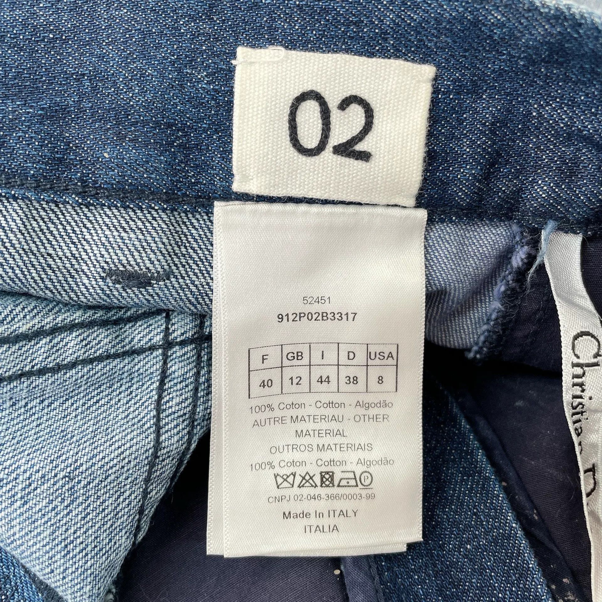 Dior Dior Color-Blocked Jeans Size 40" / US 18 - 8 Thumbnail