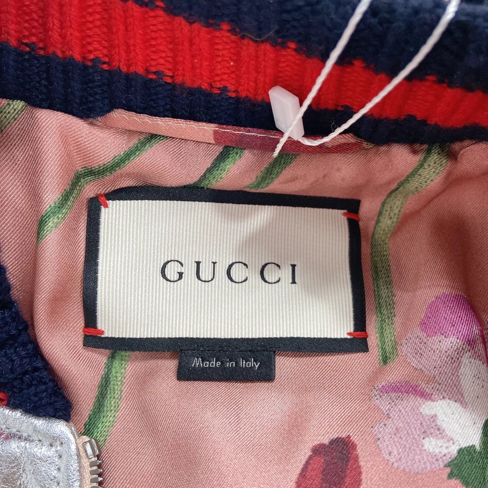 Gucci Gucci Silver Leather Jacket Size US XS / EU 42 / 0 - 5 Thumbnail