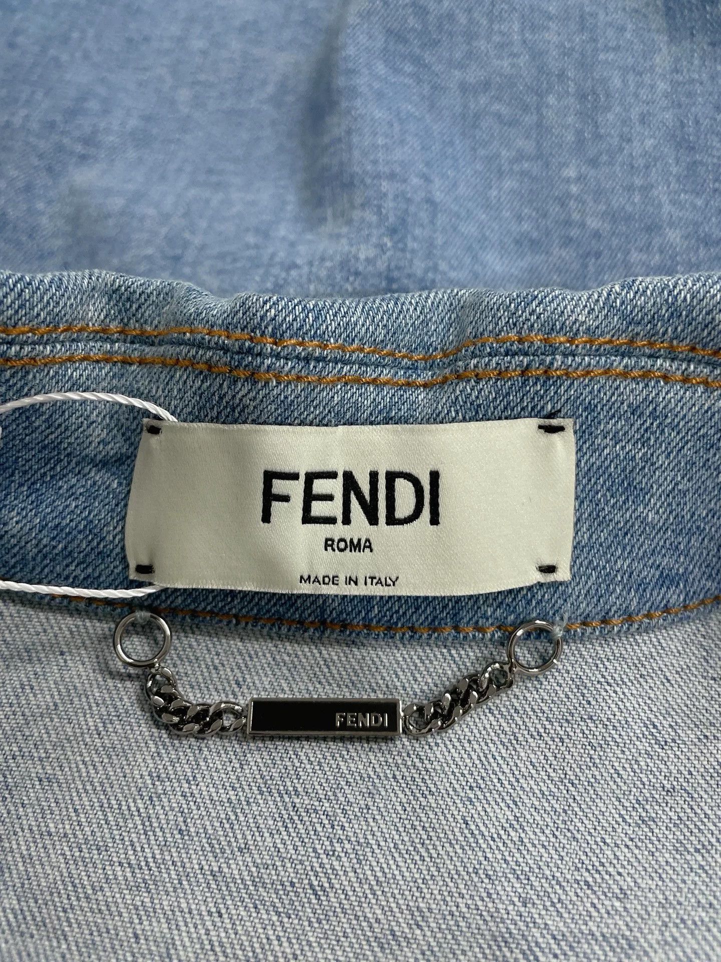 Fendi Fendi Blue Denim Jacket Size 36 Size XS / US 0-2 / IT 36-38 - 7 Thumbnail