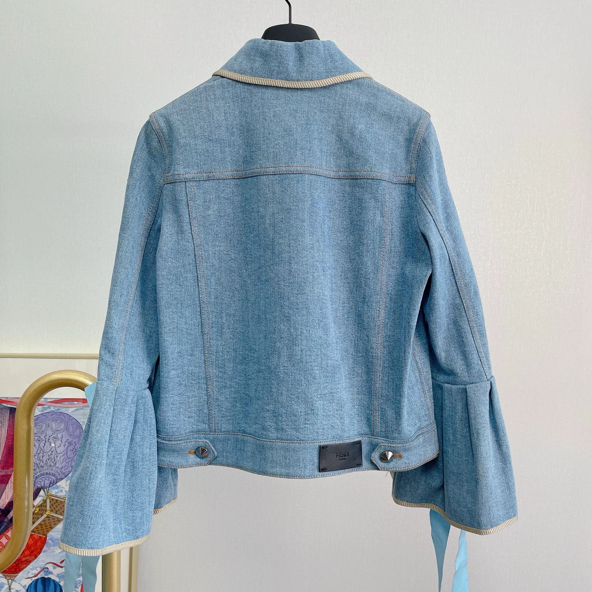 Fendi Fendi Blue Denim Jacket Size 36 Size XS / US 0-2 / IT 36-38 - 2 Thumbnail