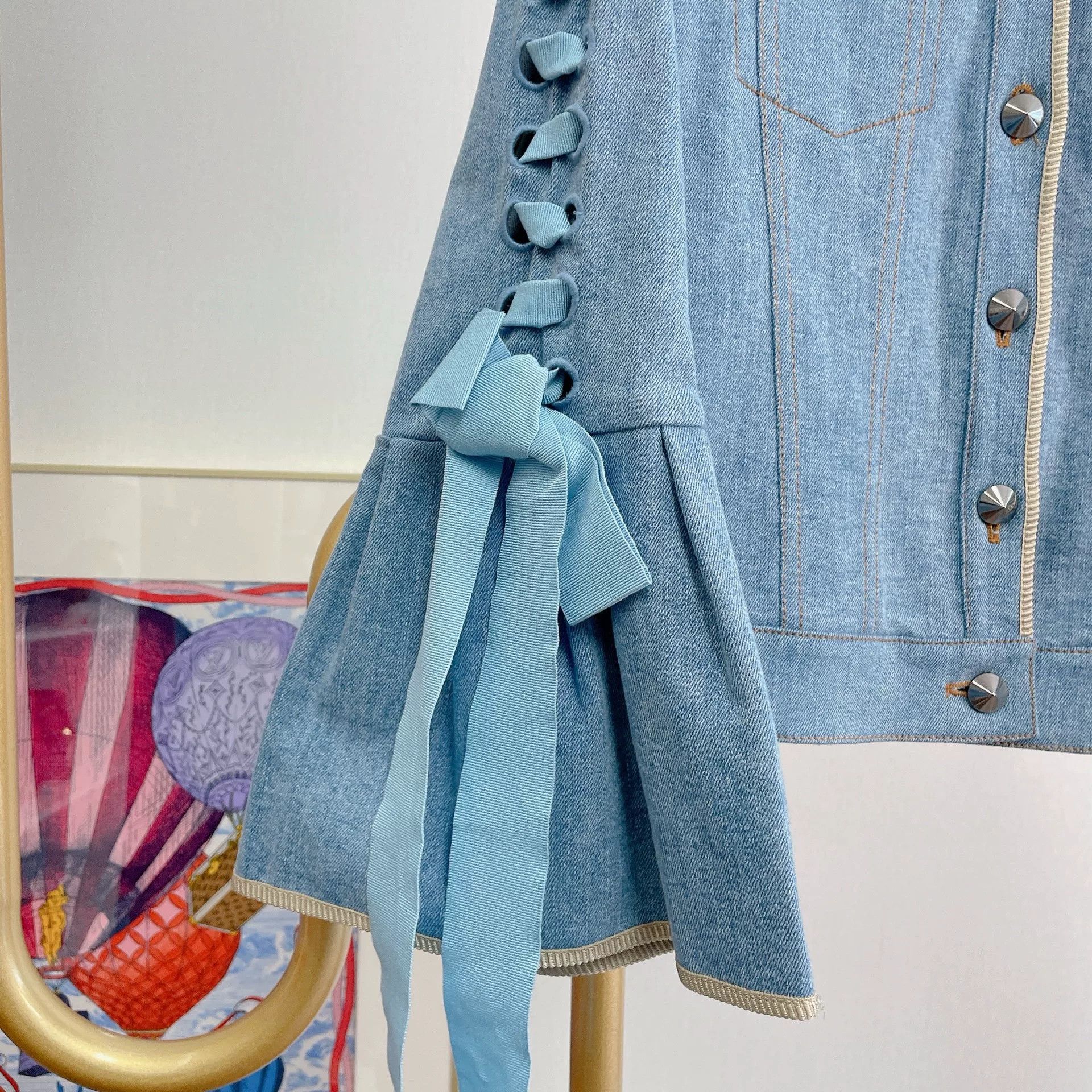 Fendi Fendi Blue Denim Jacket Size 36 Size XS / US 0-2 / IT 36-38 - 6 Thumbnail