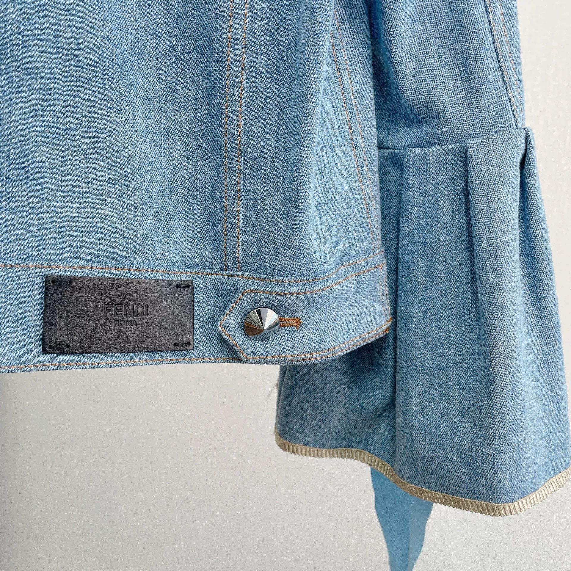 Fendi Fendi Blue Denim Jacket Size 36 Size XS / US 0-2 / IT 36-38 - 4 Thumbnail