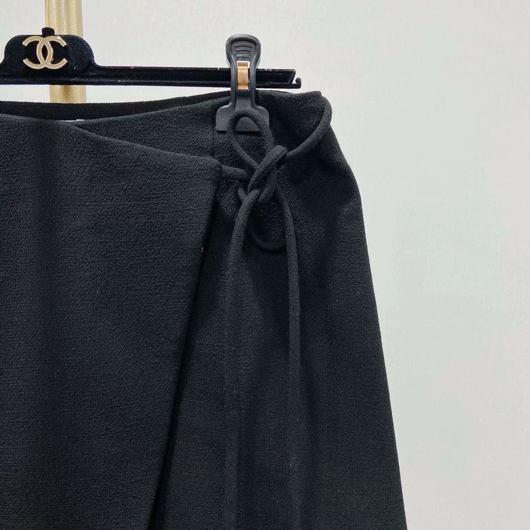 MACH & MACH Mach&Mach Black Ruffled Skirt Size 42" / US 20 - 3 Thumbnail