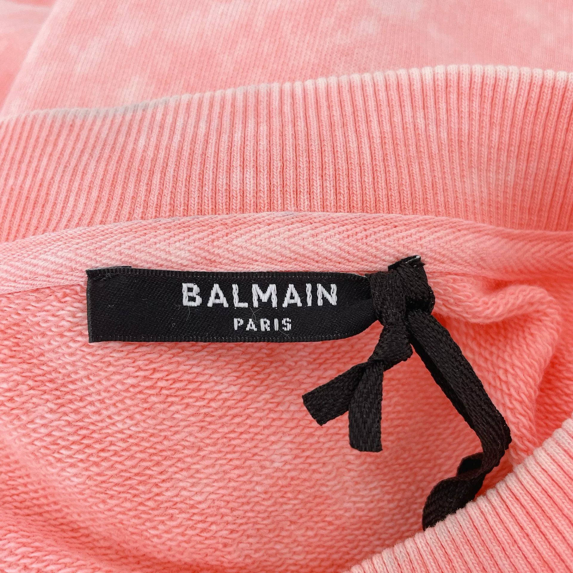 Balmain Balmain Pink Vintage Crewneck Sweatshirt Size XS / US 0-2 / IT 36-38 - 7 Thumbnail