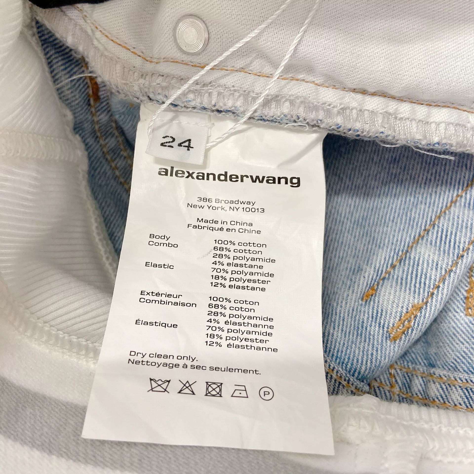 Alexander Wang Alexander Wang Fake Two-Piece Denim Shorts Size 24" / US 00 / IT 34 - 7 Thumbnail