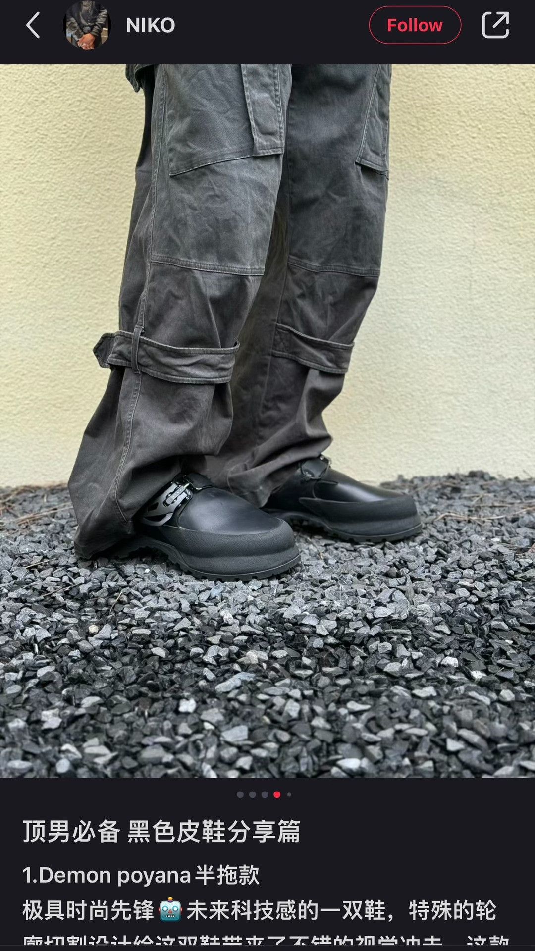 Other Zhocol Demon Black Mules Size US 8 / IT 38 - 4 Thumbnail