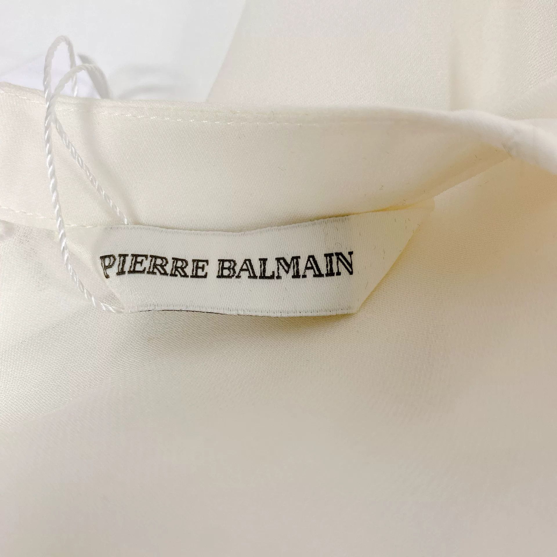 Balmain BALMAIN White Printed T-Shirt Size XXS / US 00 / IT 34 - 4 Thumbnail