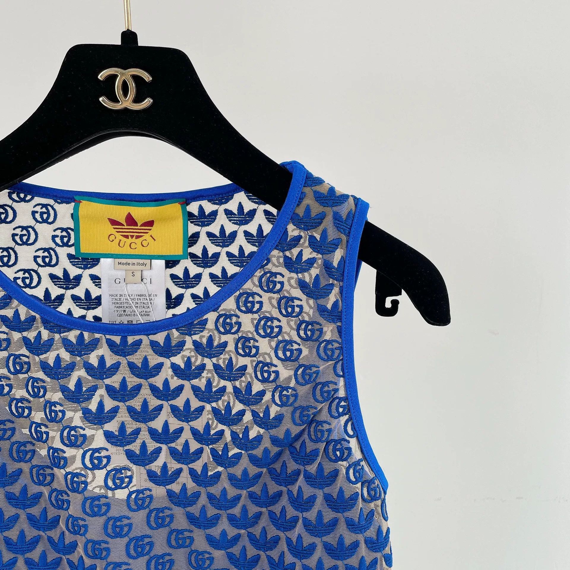 Gucci Gucci Blue Sleeveless Top S Size S / US 4 / IT 40 - 3 Thumbnail