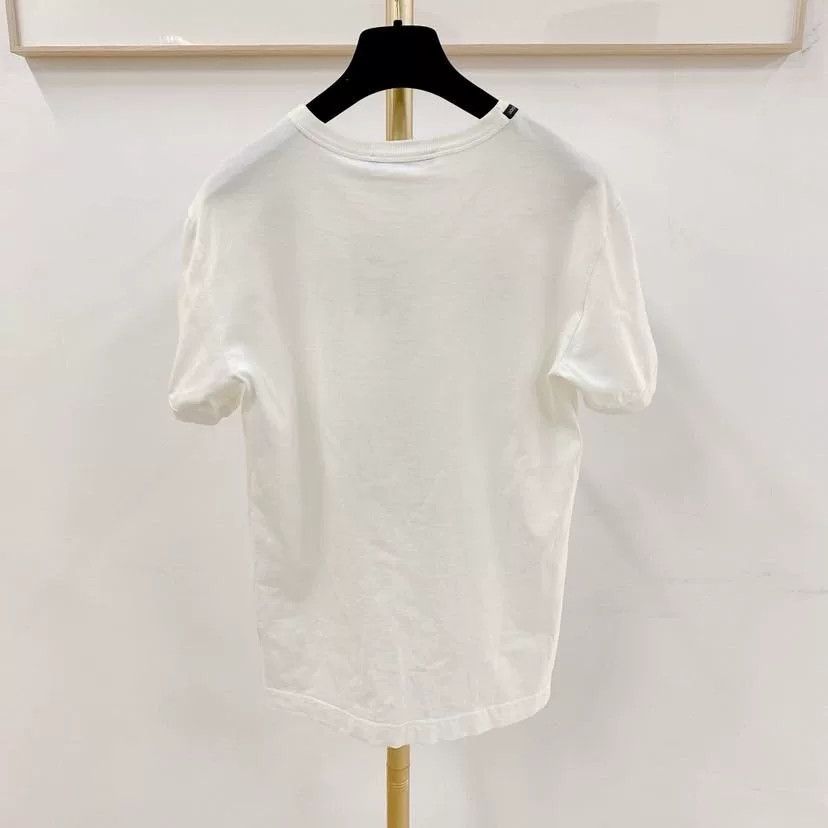 Dolce & Gabbana Dolce & Gabbana White T-Shirt Size 44 Size US S / EU 44-46 / 1 - 2 Thumbnail