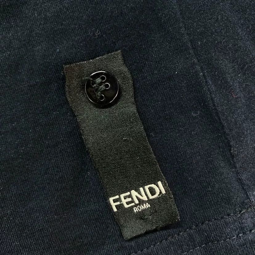 Fendi Fendi Black Rhinestone T-Shirt Size 48 Size US M / EU 48-50 / 2 - 5 Thumbnail
