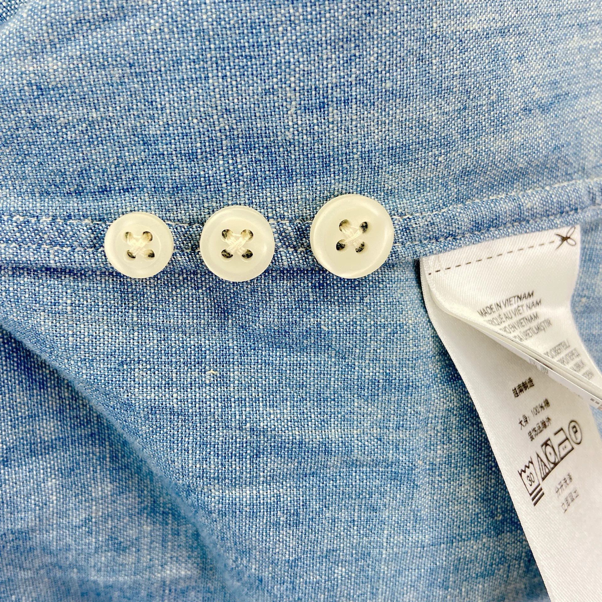 Ralph Lauren Ralph Lauren Light Denim Shirt XL Size US XL / EU 56 / 4 - 4 Thumbnail