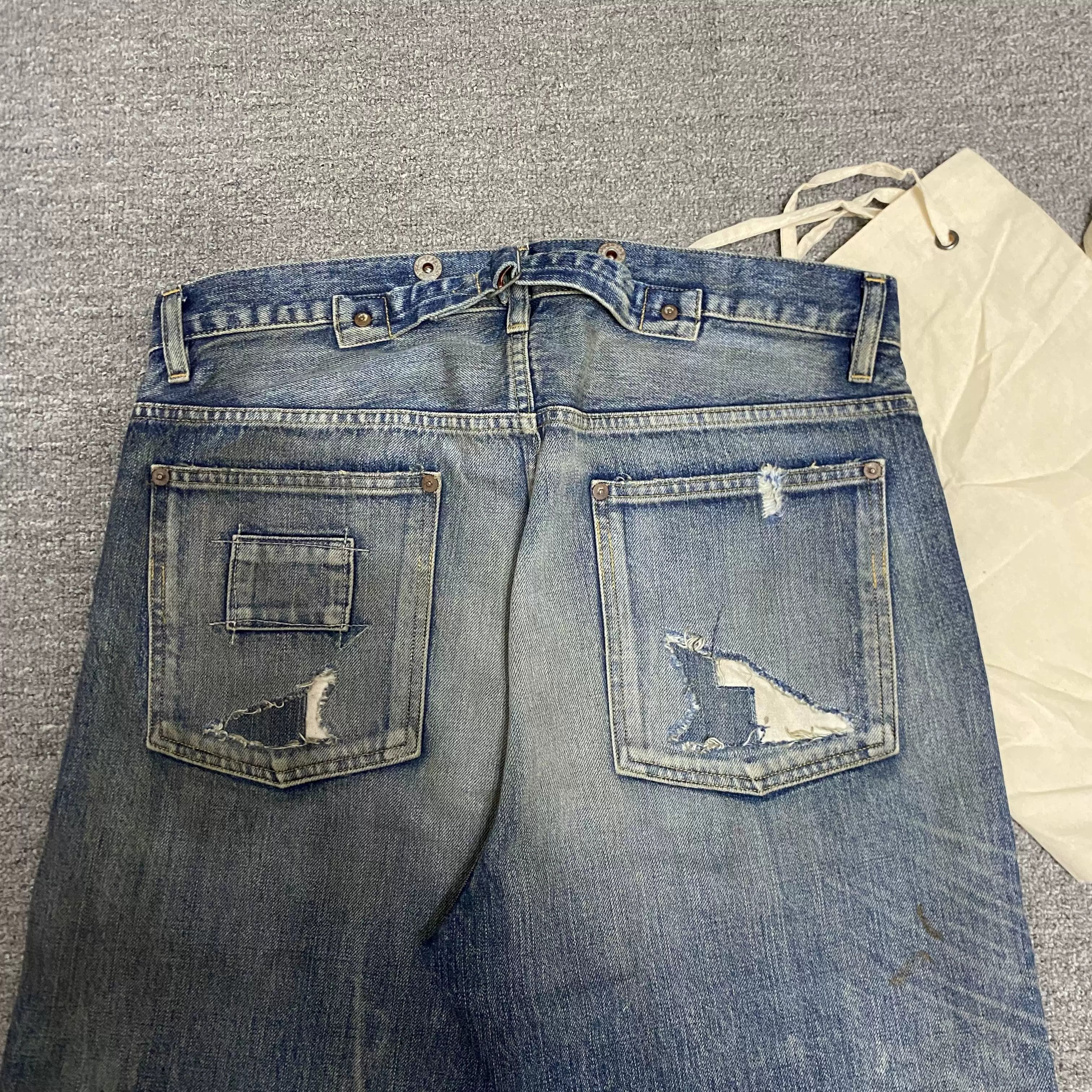 Madness MADNESS 24AW Made in Japan Washed Distressed Jeans Size US 31 - 4 Thumbnail