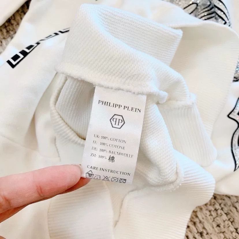 Philipp Plein Philipp Plein White Sweatshirt Size XS / US 0-2 / IT 36-38 - 9 Thumbnail