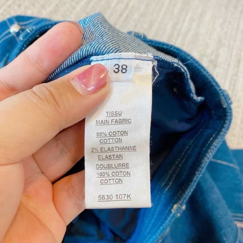 Balmain Balmain Women's Blue Jeans Size 38" / US 16 / IT 52 - 9 Thumbnail