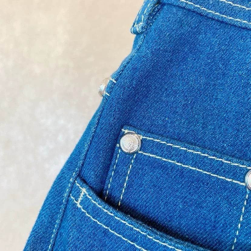 Balmain Balmain Women's Blue Jeans Size 38" / US 16 / IT 52 - 5 Thumbnail