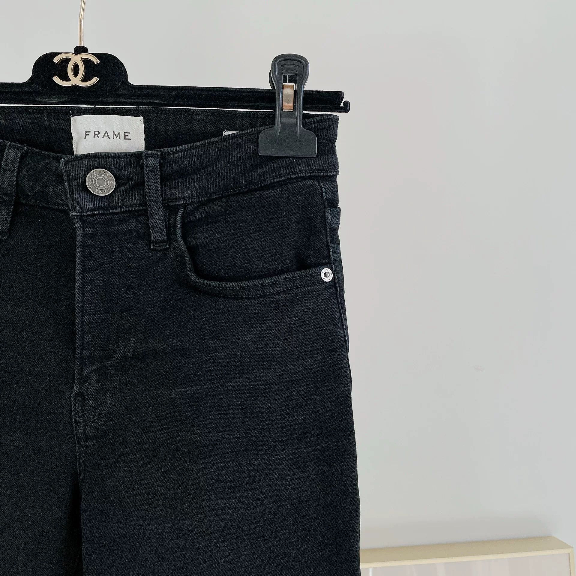 Frame Frame Black Jeans Size 25" / US 0 / IT 36 - 3 Thumbnail