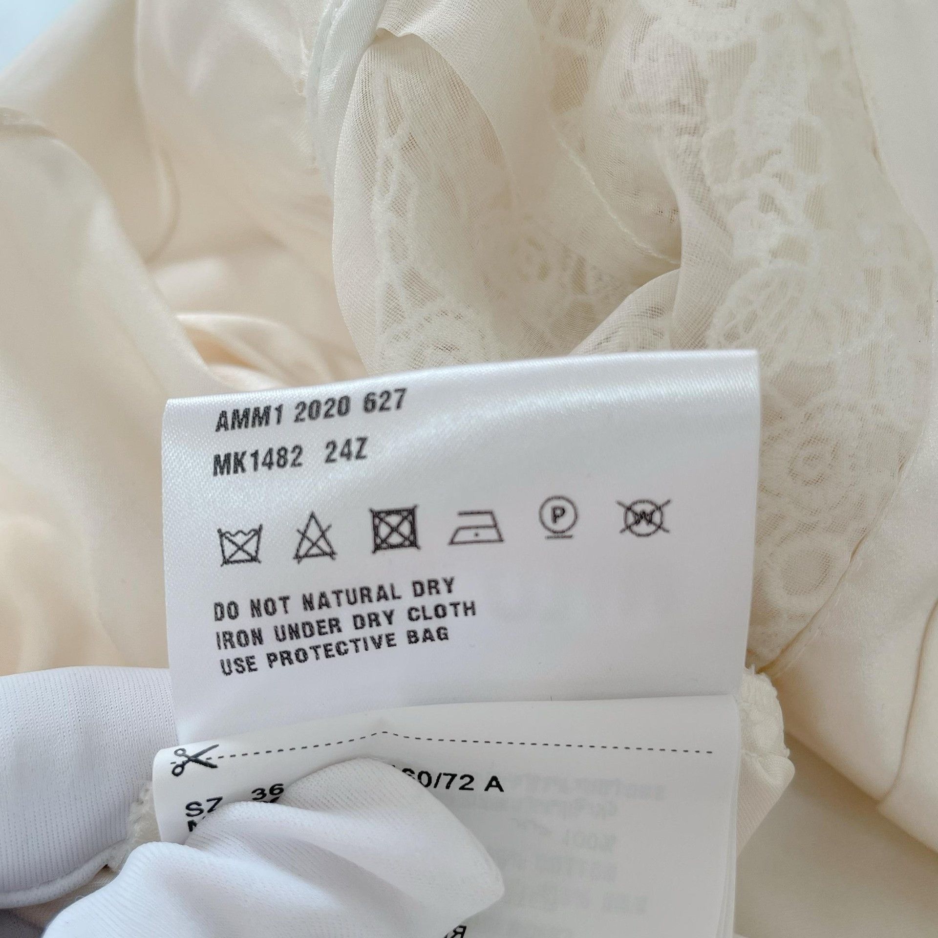 Miu Miu Miu Miu White Silk Top Size XS / US 0-2 / IT 36-38 - 7 Thumbnail