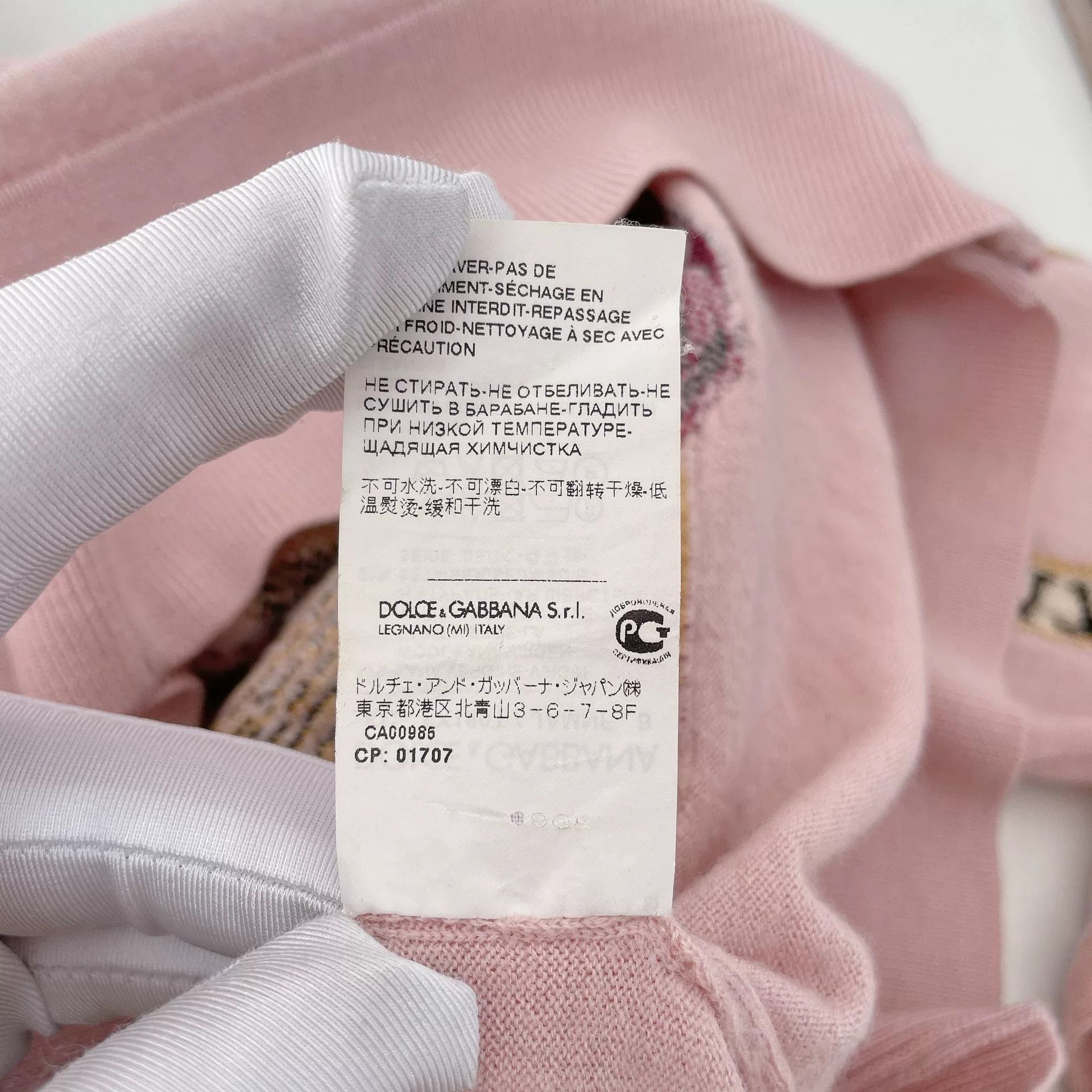 Dolce & Gabbana Dolce&Gabbana Pink Embroidered Top Size S / US 4 / IT 40 - 8 Thumbnail