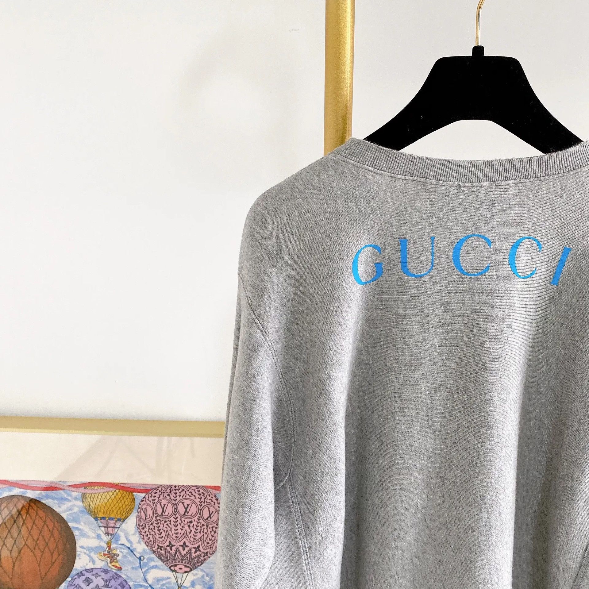 Gucci Gucci Gray Sweatshirt Size S Size US S / EU 44-46 / 1 - 6 Thumbnail