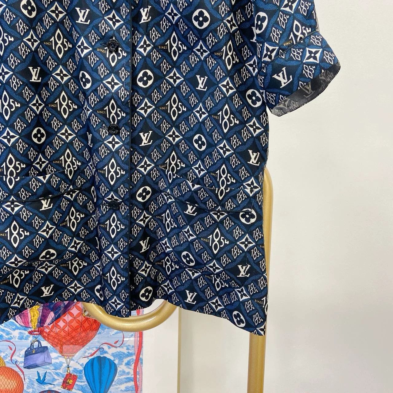 Louis Vuitton Louis Vuitton Logo Silk Shirt Set Size XS / US 0-2 / IT 36-38 - 5 Thumbnail