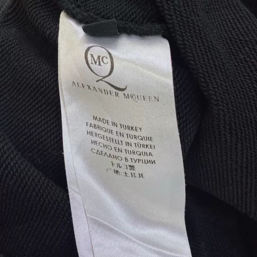 Alexander McQueen Alexander McQueen Black Crewneck Sweatshirt XS Size US XS / EU 42 / 0 - 8 Thumbnail