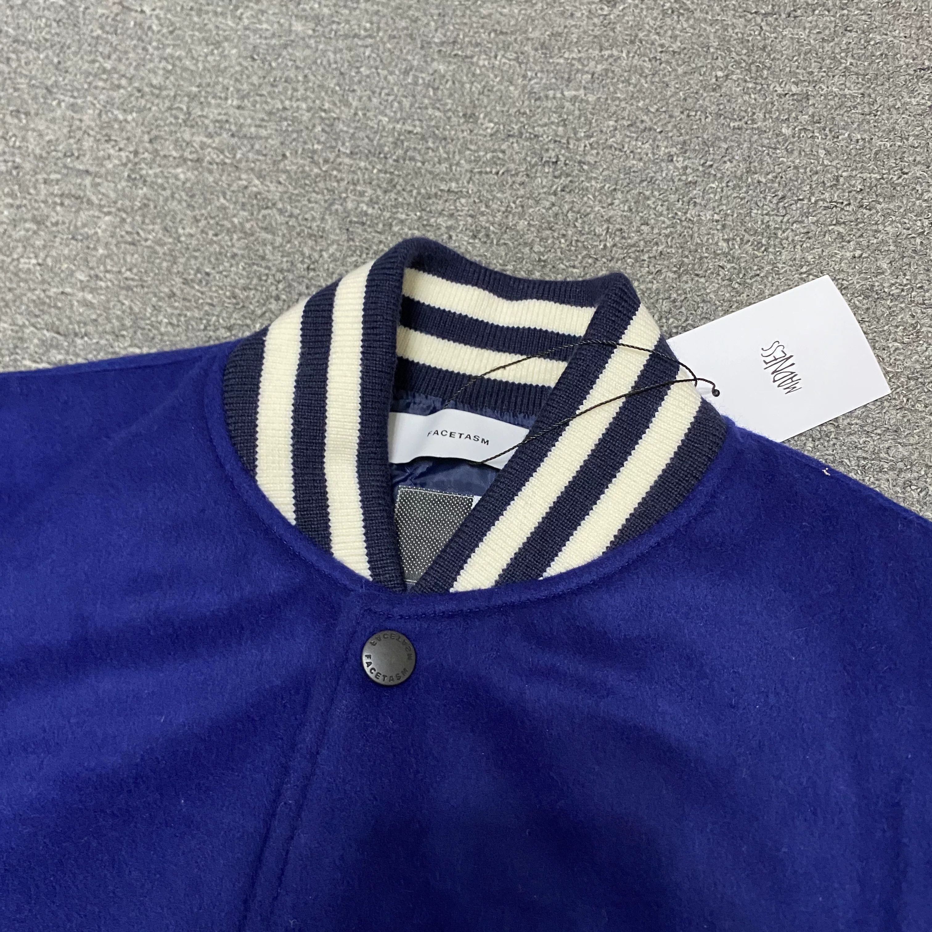 Madness MADNESS FACETASM Wool Baseball Jacket Size US S / EU 44-46 / 1 - 4 Thumbnail