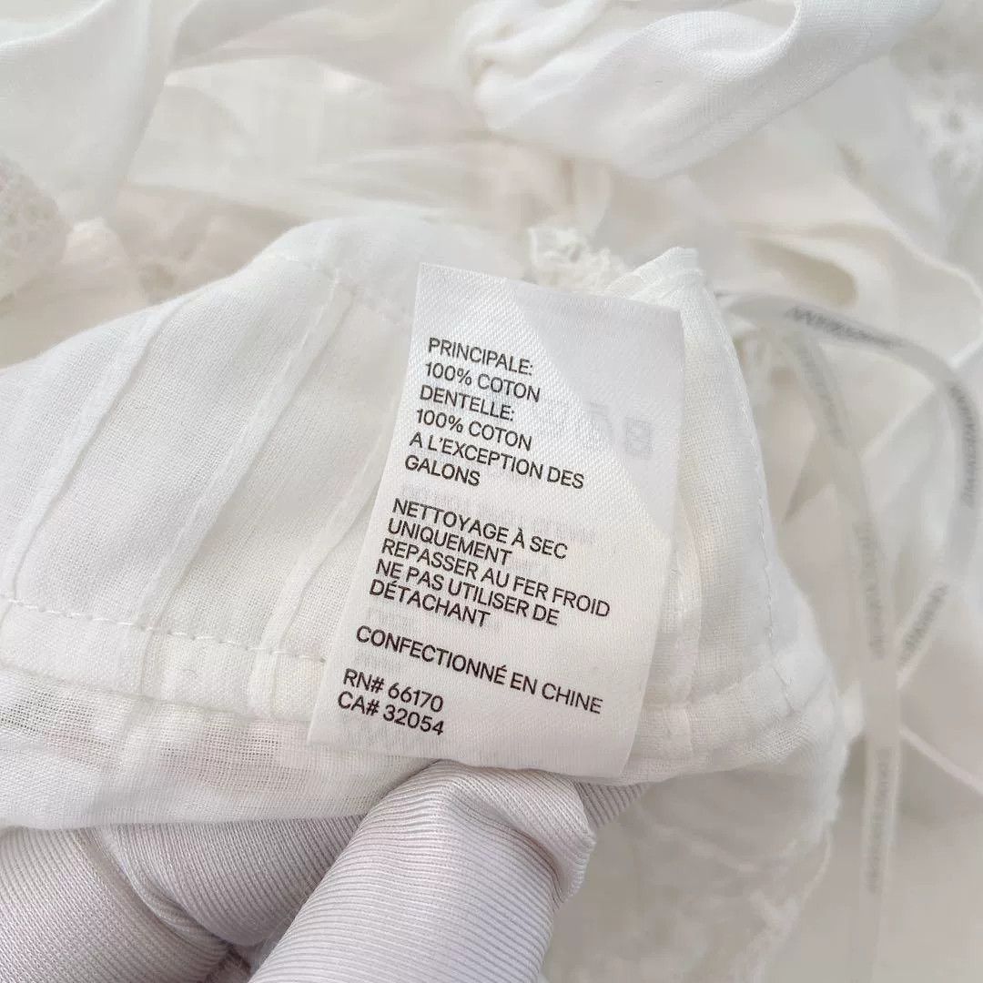 Zimmermann Zimmermann White Lace Panel Top Size XS / US 0-2 / IT 36-38 - 8 Thumbnail