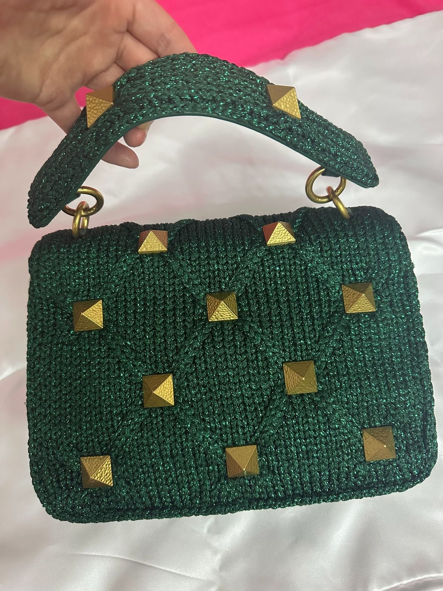 Valentino Valentino Green Woven Bag Size ONE SIZE - 3 Thumbnail