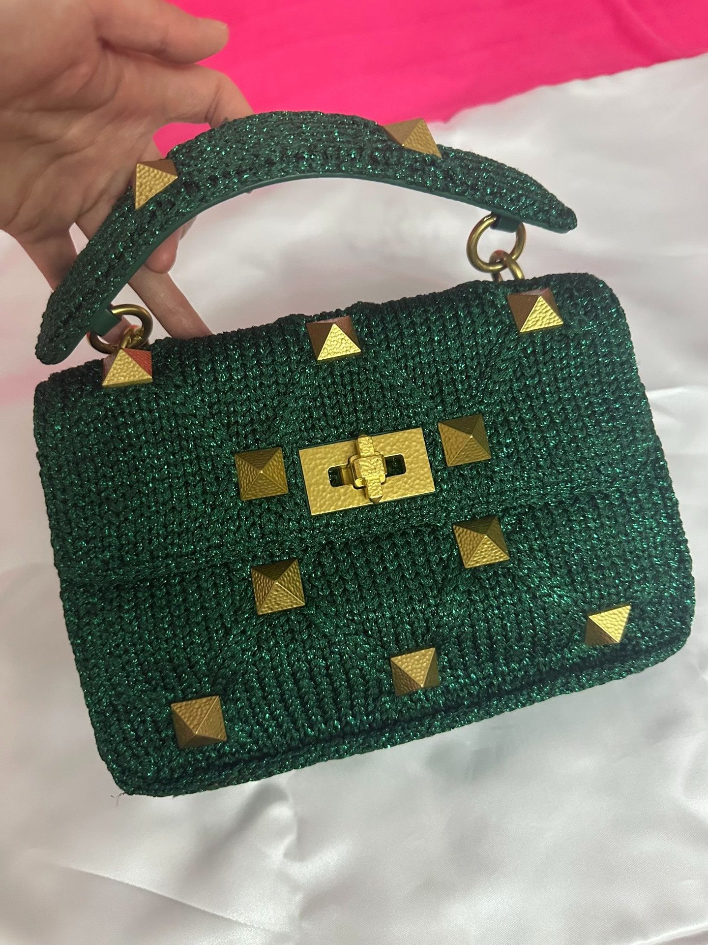 Valentino Valentino Green Woven Bag Size ONE SIZE - 2 Thumbnail