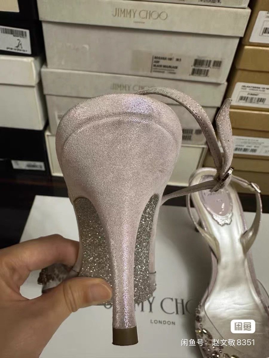 Rene Caovilla Rene Caovilla Pointed Toe Crystal Heels Size US 8 / IT 38 - 5 Thumbnail