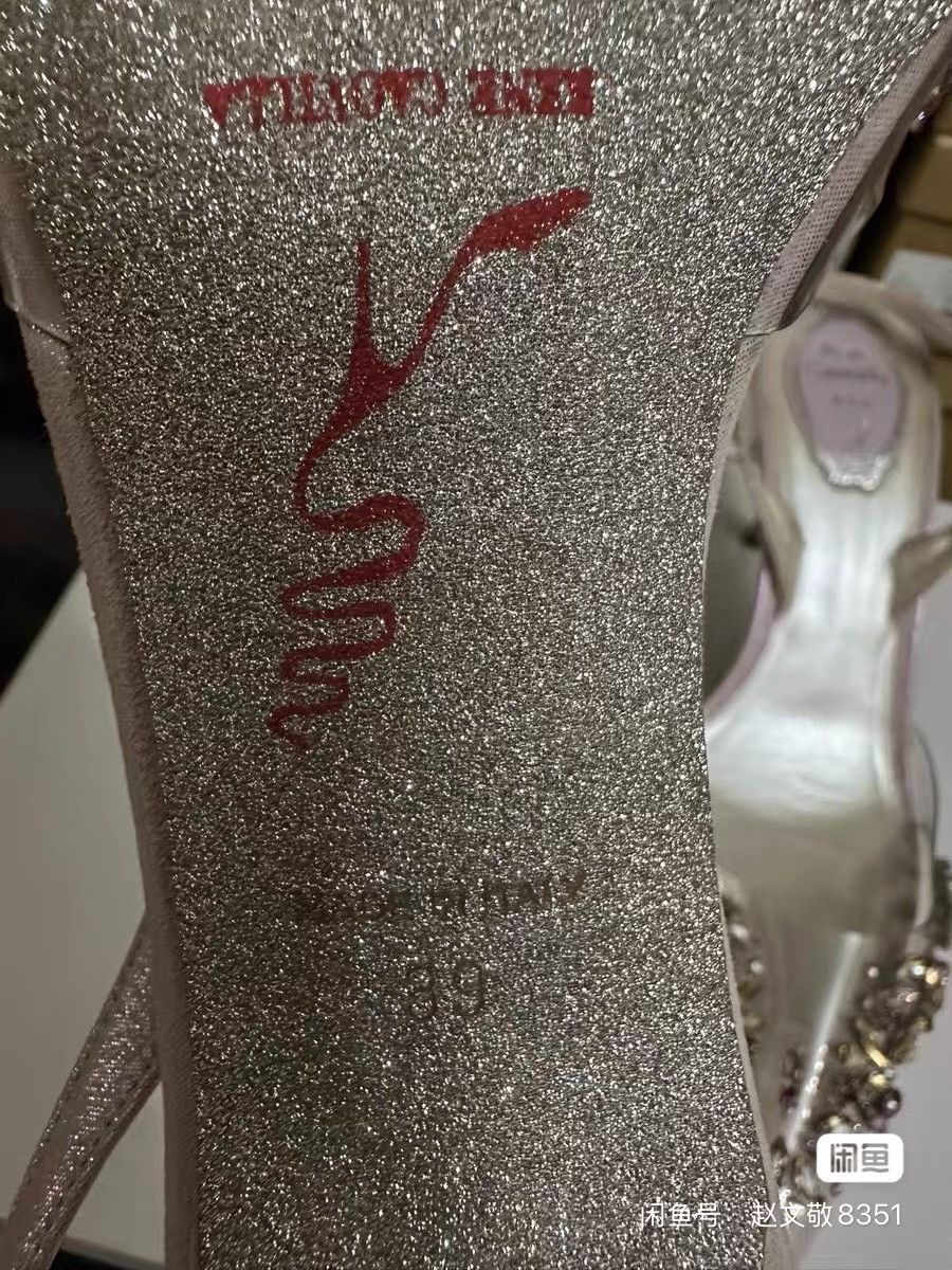 Rene Caovilla Rene Caovilla Pointed Toe Crystal Heels Size US 8 / IT 38 - 6 Thumbnail