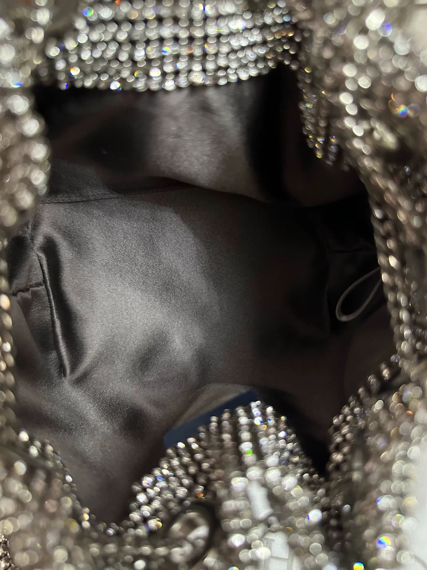 Jimmy Choo Jimmy Choo Silver Crystal Handbag Size ONE SIZE - 7 Thumbnail