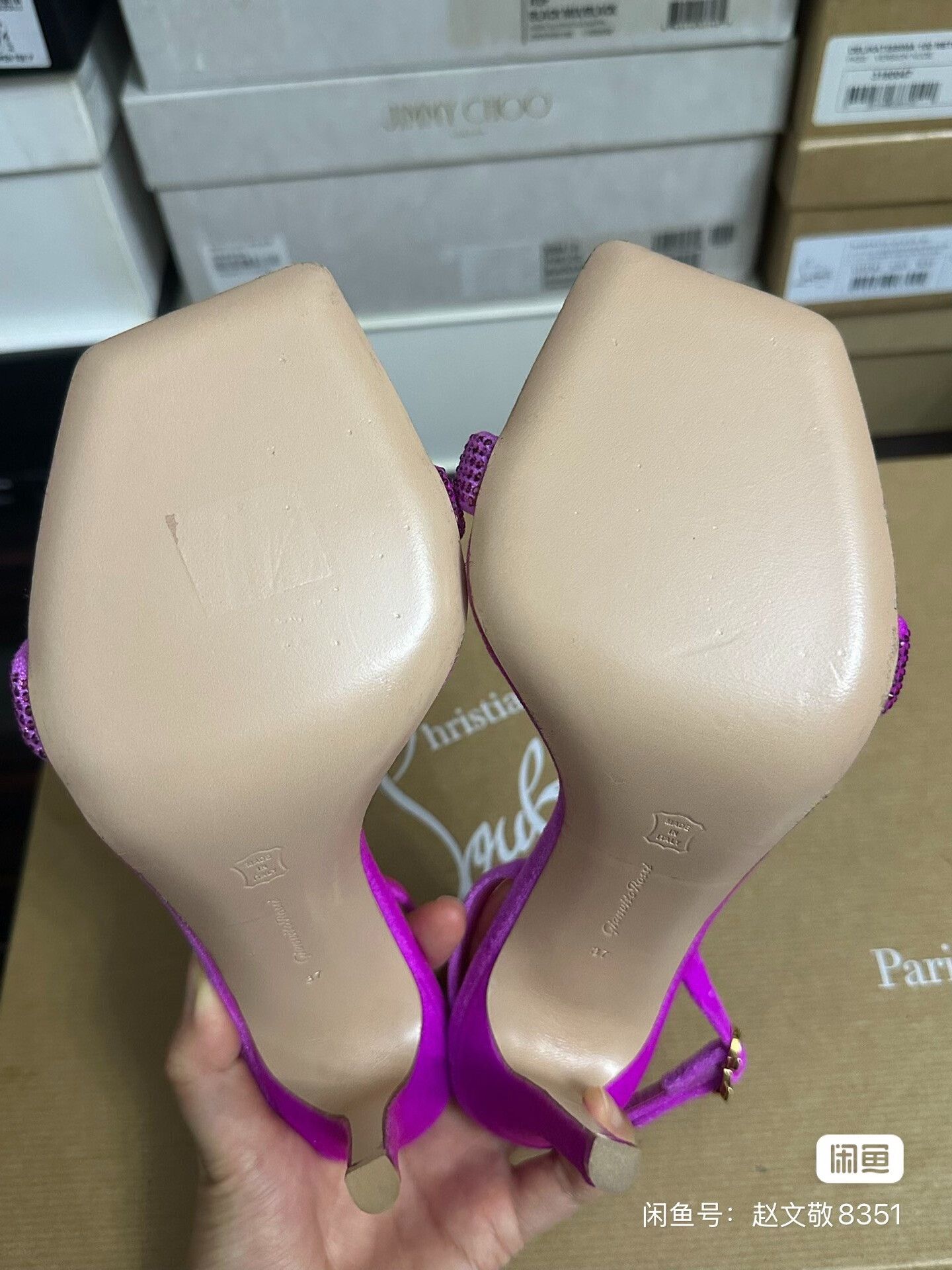 Gianvito Rossi Gianvito Rossi Pink Strappy Open-Toe Sandals Size US 6 / IT 36 - 5 Thumbnail