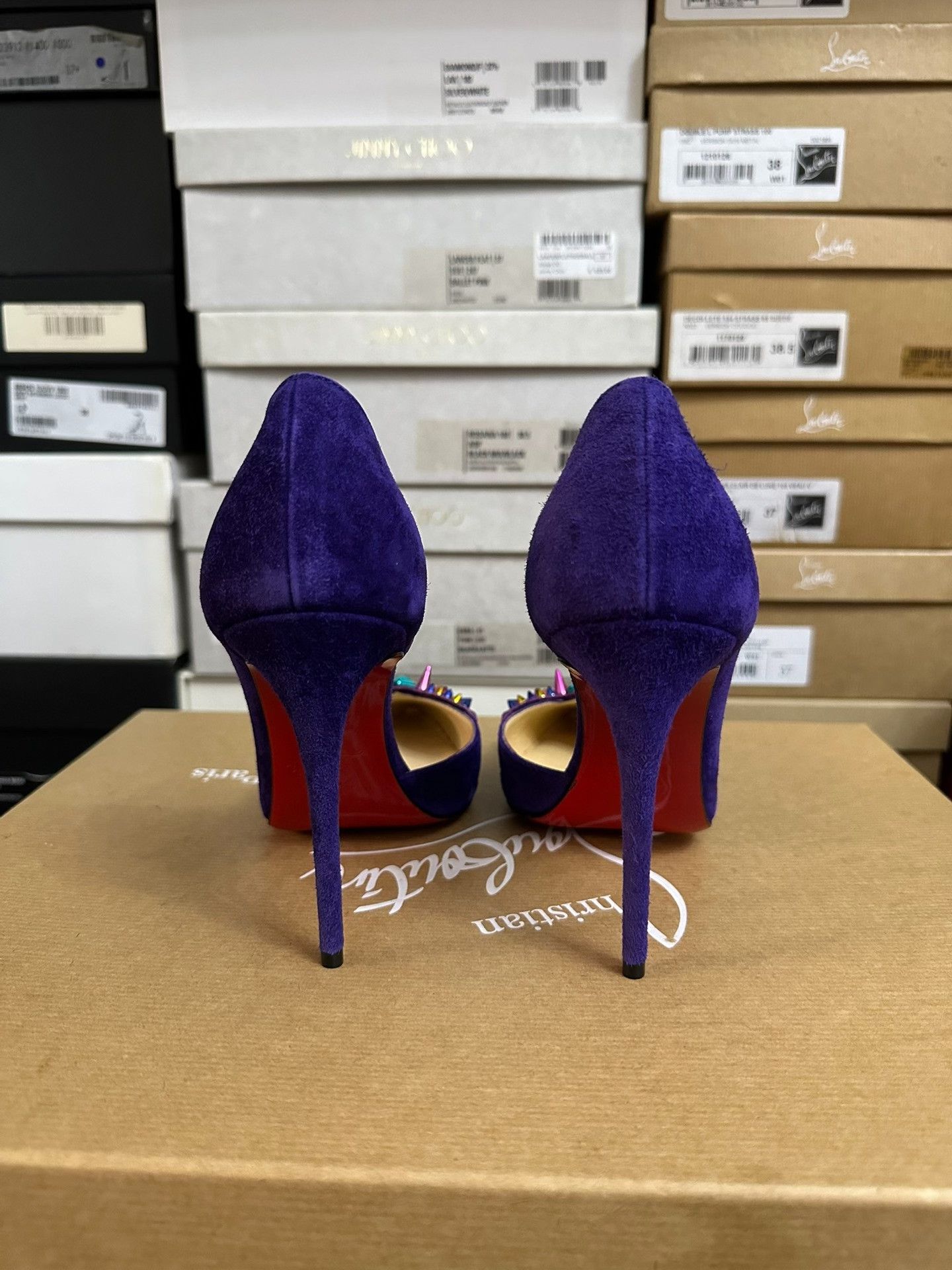 Christian Louboutin Christian Louboutin Color Stud Limited Heels Size US 5 / IT 35 - 5 Thumbnail
