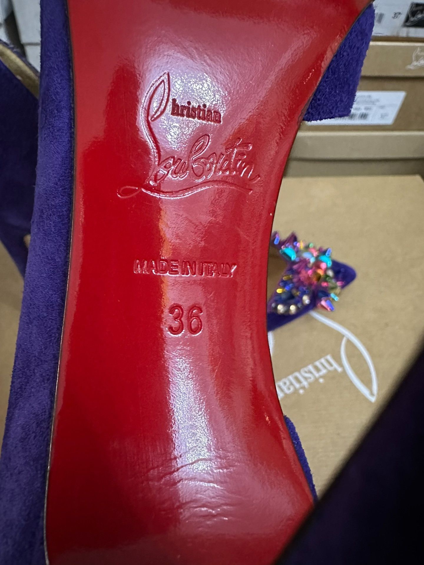 Christian Louboutin Christian Louboutin Color Stud Limited Heels Size US 5 / IT 35 - 7 Thumbnail