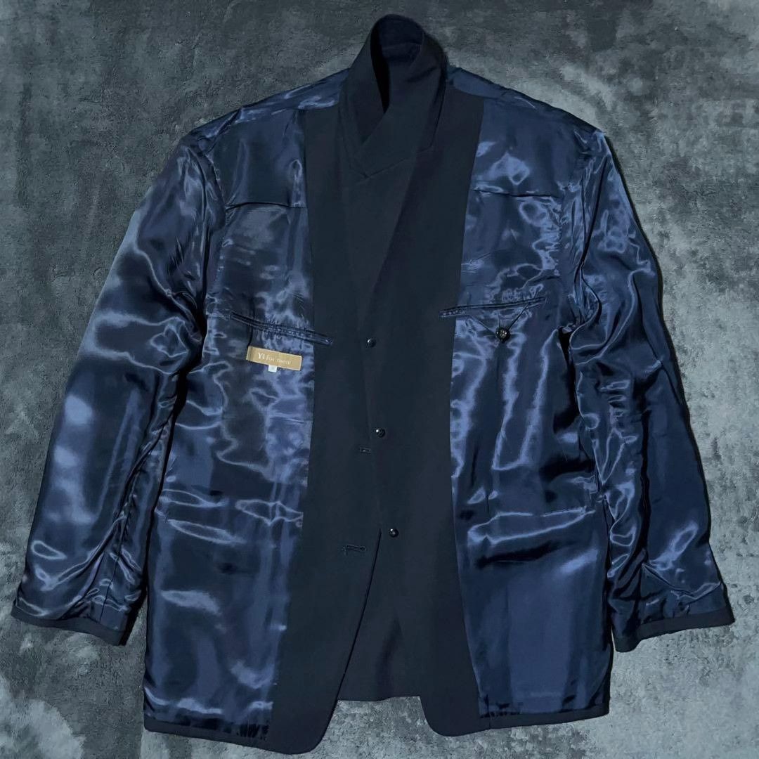 Yohji Yamamoto Yohji Yamamoto Navy Suit Jacket Size US M / EU 48-50 / 2 - 7 Thumbnail