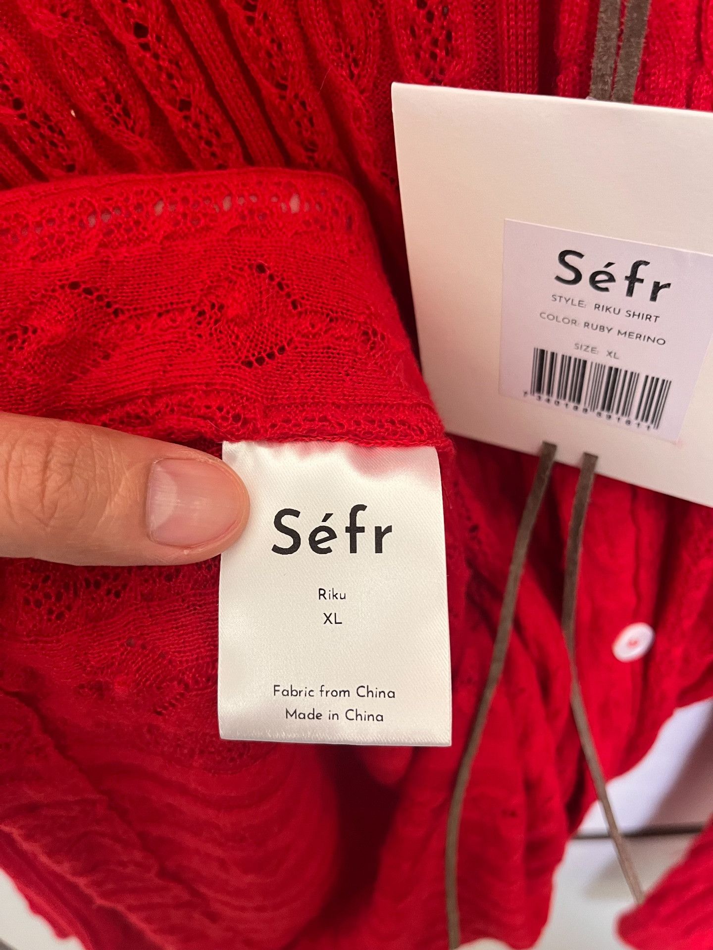 Other Sefr 25SS Wool Knit Shirt Size US M / EU 48-50 / 2 - 6 Thumbnail
