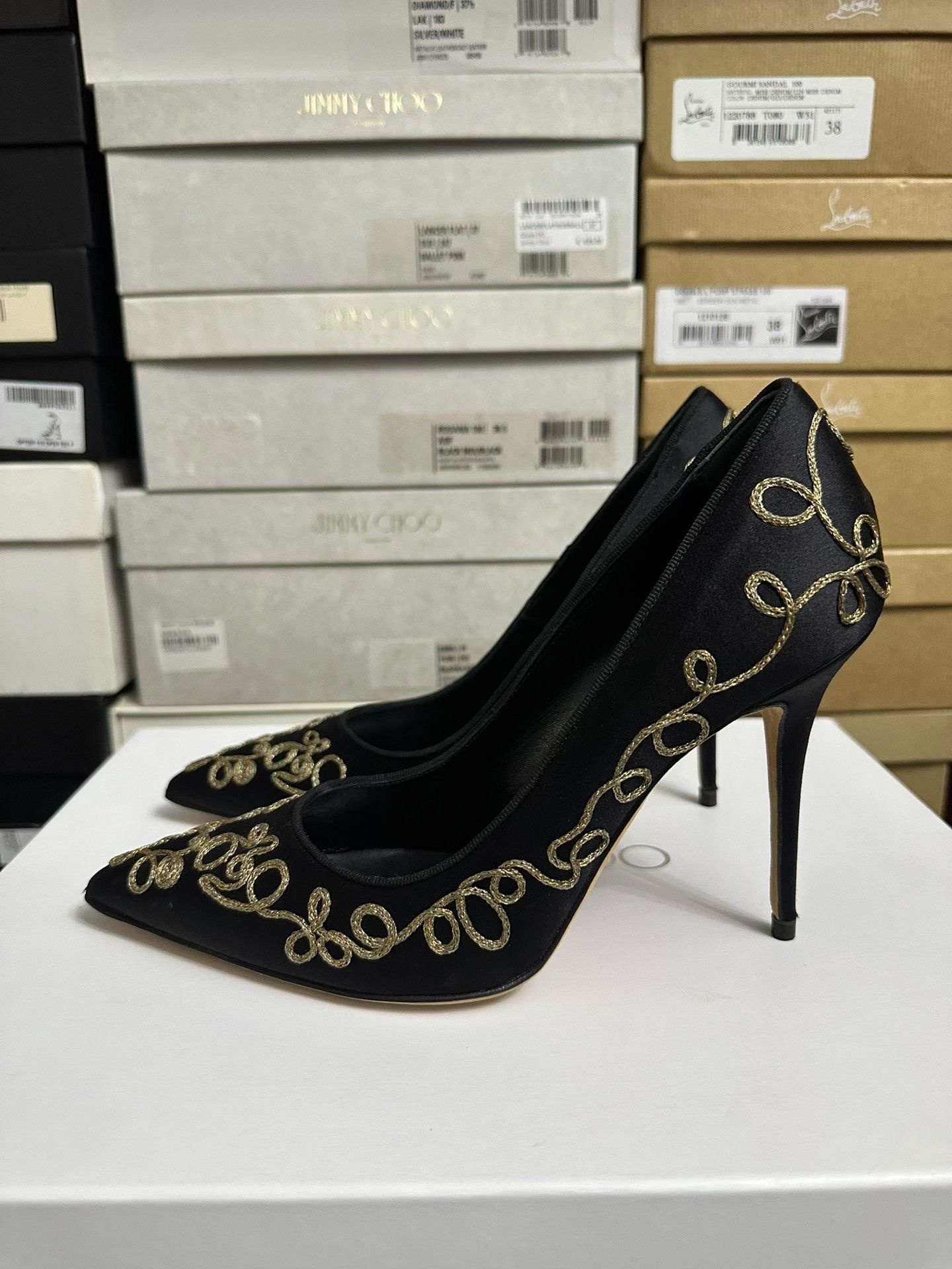 Manolo Blahnik Manolo Blahnik Pointed-Toe High Heels Size US 7 / IT 37 - 3 Thumbnail