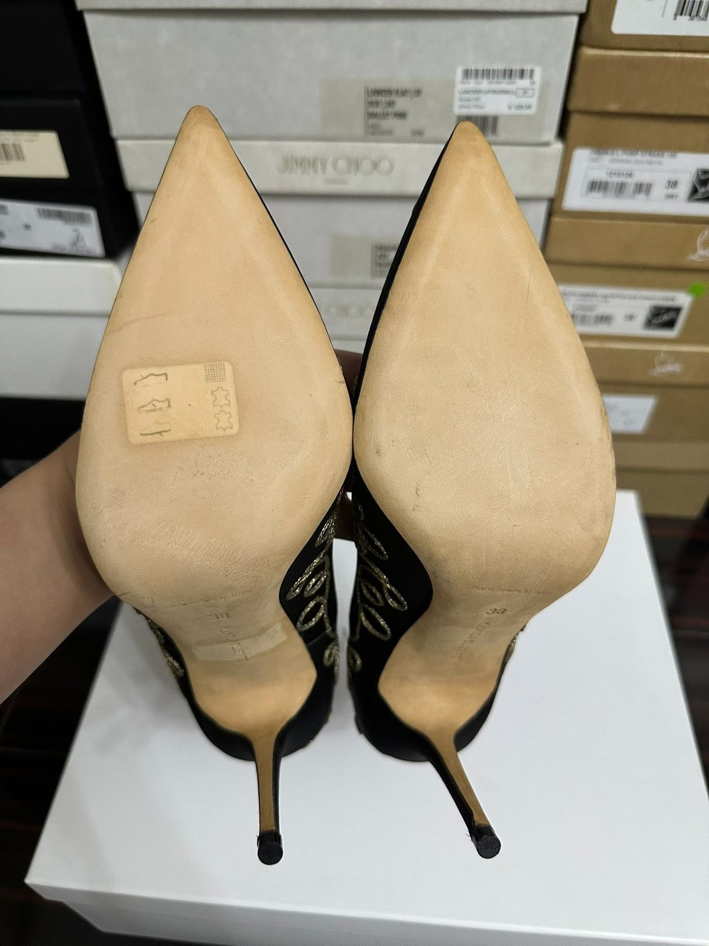 Manolo Blahnik Manolo Blahnik Pointed-Toe High Heels Size US 7 / IT 37 - 7 Thumbnail