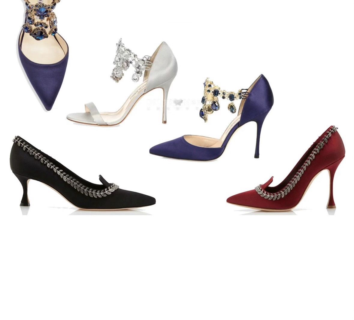 Manolo Blahnik Manolo Blahnik Crystal High Heels Size US 8.5 / IT 38.5 - 7 Thumbnail
