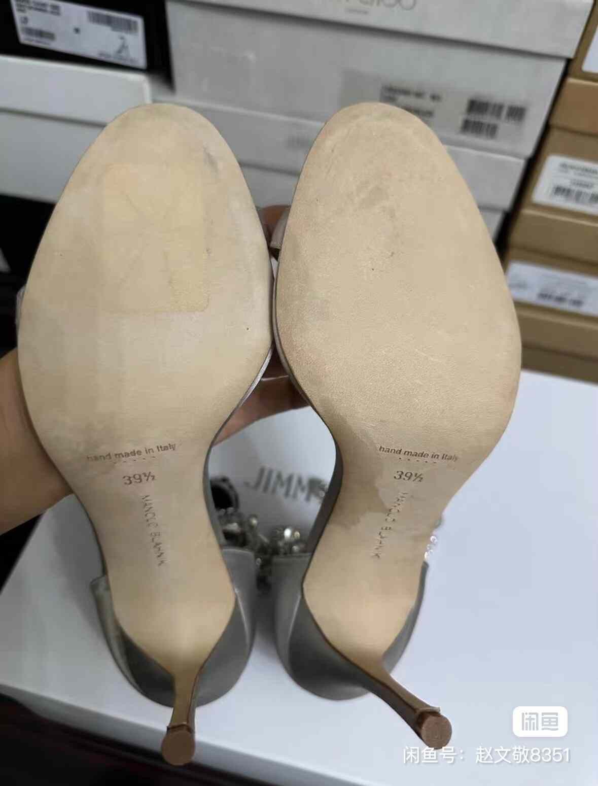 Manolo Blahnik Manolo Blahnik Crystal High Heels Size US 8.5 / IT 38.5 - 6 Thumbnail