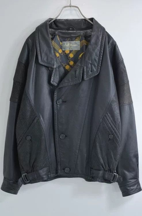 Vintage 80s 90s Vintage Bell Maxim Leather Jacket Size US M / EU 48-50 / 2 - 2 Thumbnail