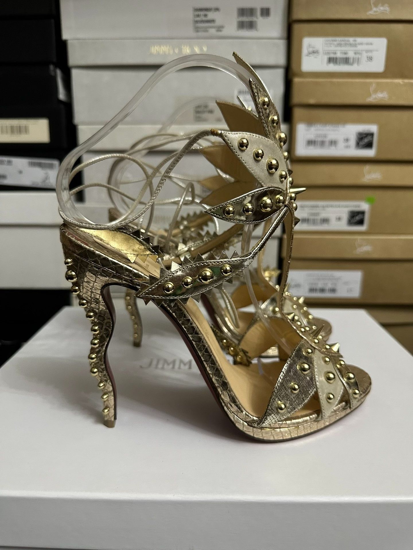 Christian Louboutin Christian Louboutin Limited Edition Heels Size US 7.5 / IT 37.5 - 5 Thumbnail