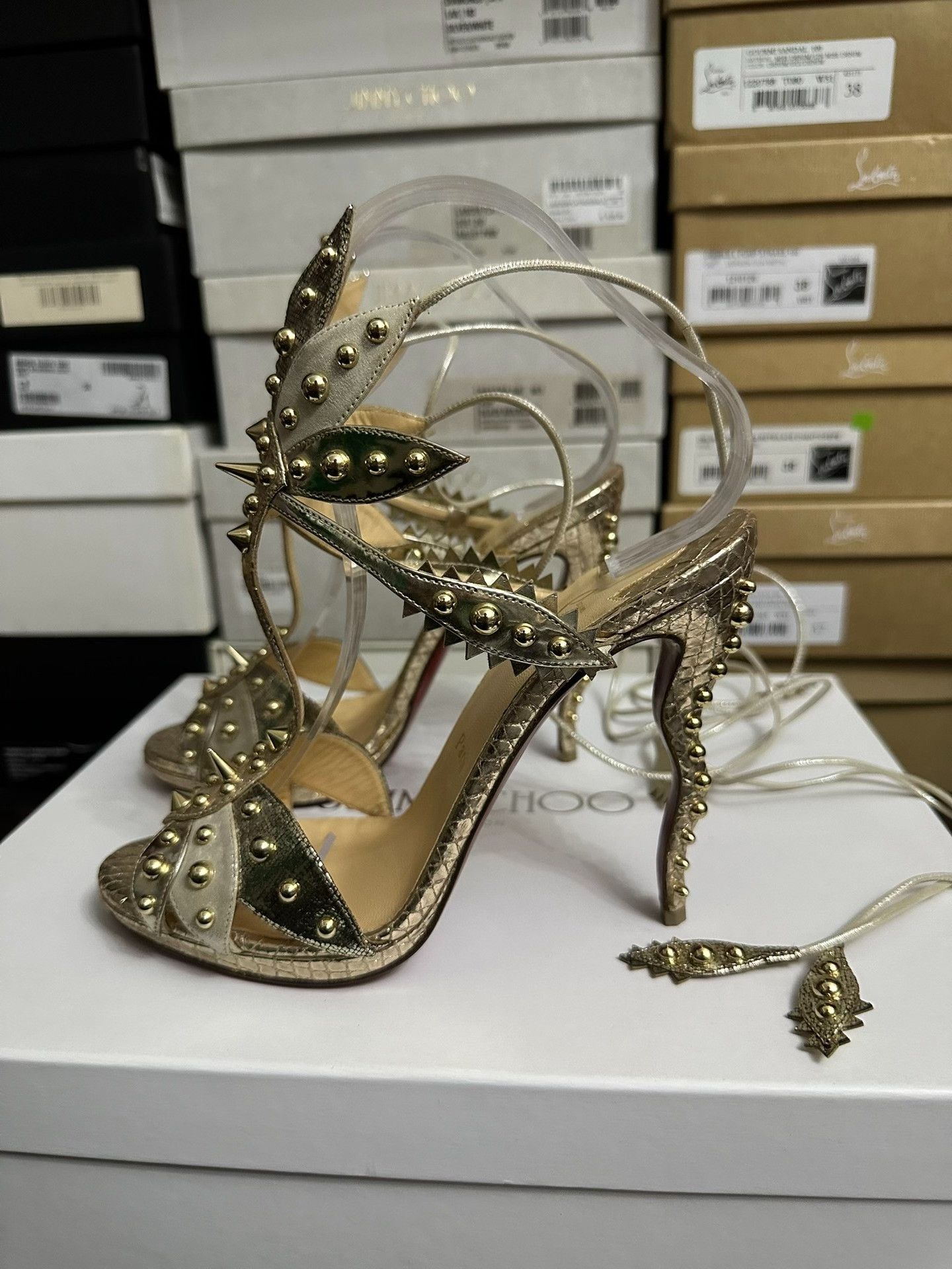 Christian Louboutin Christian Louboutin Limited Edition Heels Size US 7.5 / IT 37.5 - 3 Thumbnail