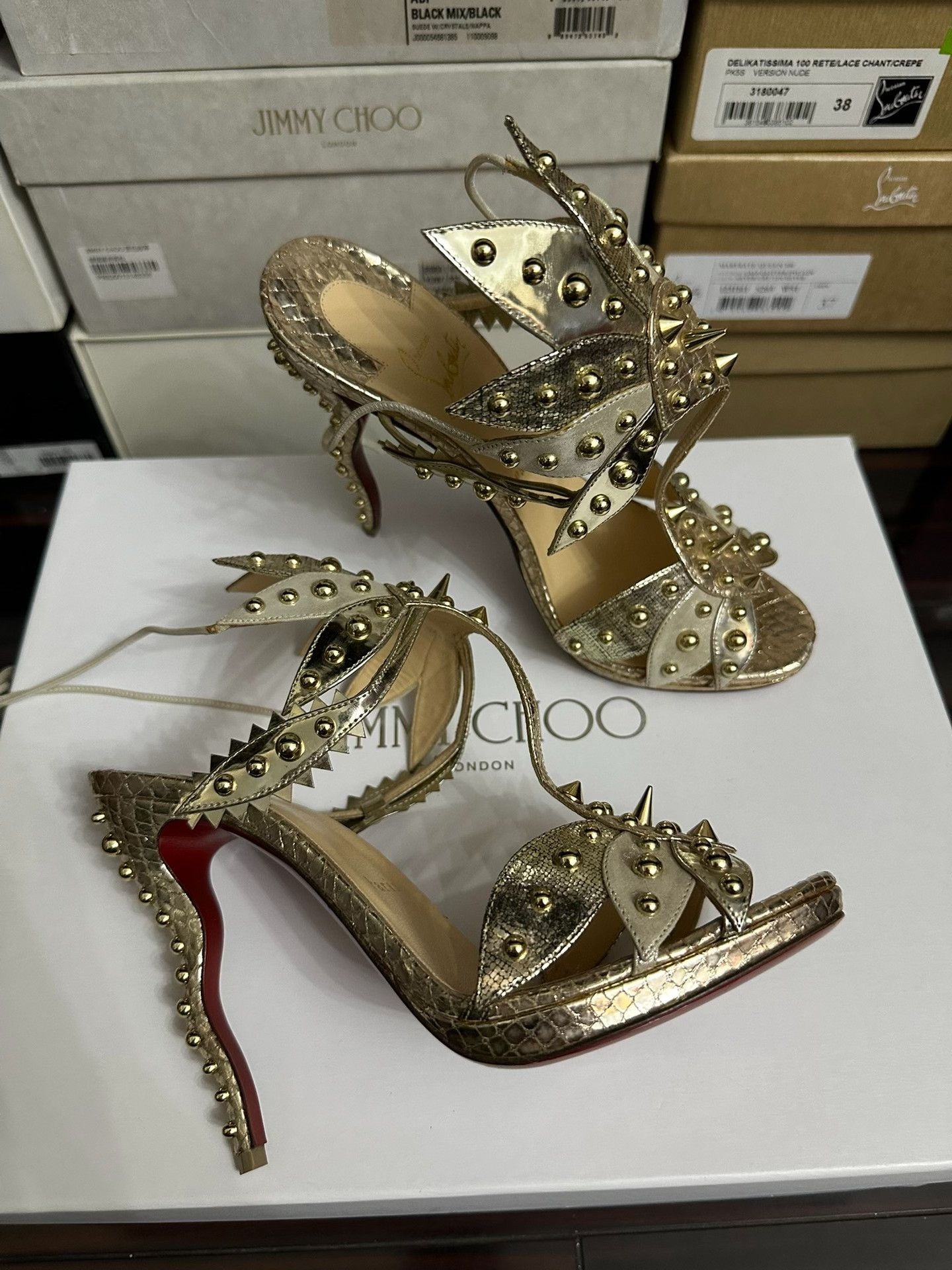 Christian Louboutin Christian Louboutin Limited Edition Heels Size US 7.5 / IT 37.5 - 2 Thumbnail